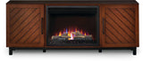 The Bella Electric Fireplace Media Console