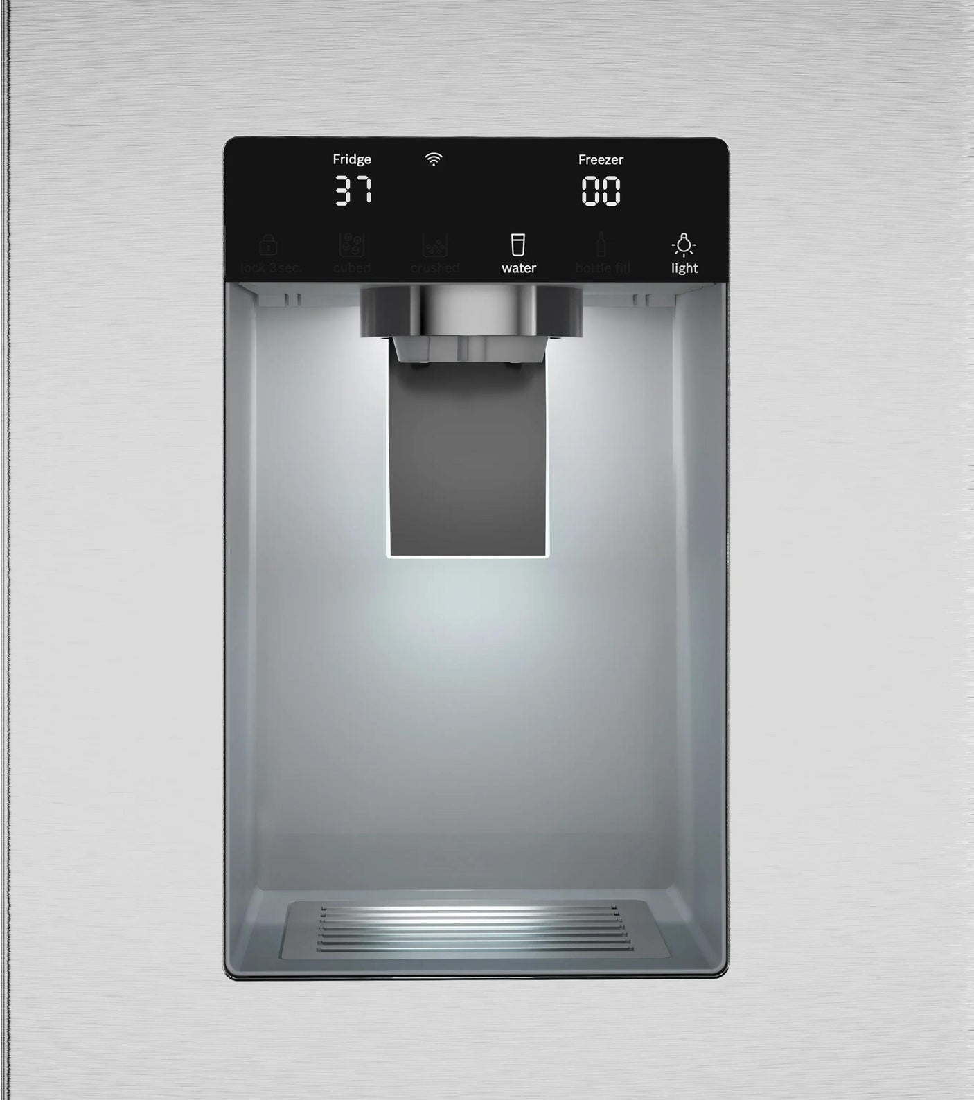 500 Series French Door Bottom Mount Refrigerator 36" Stainless steel (with anti-fingerprint), Total No Frost