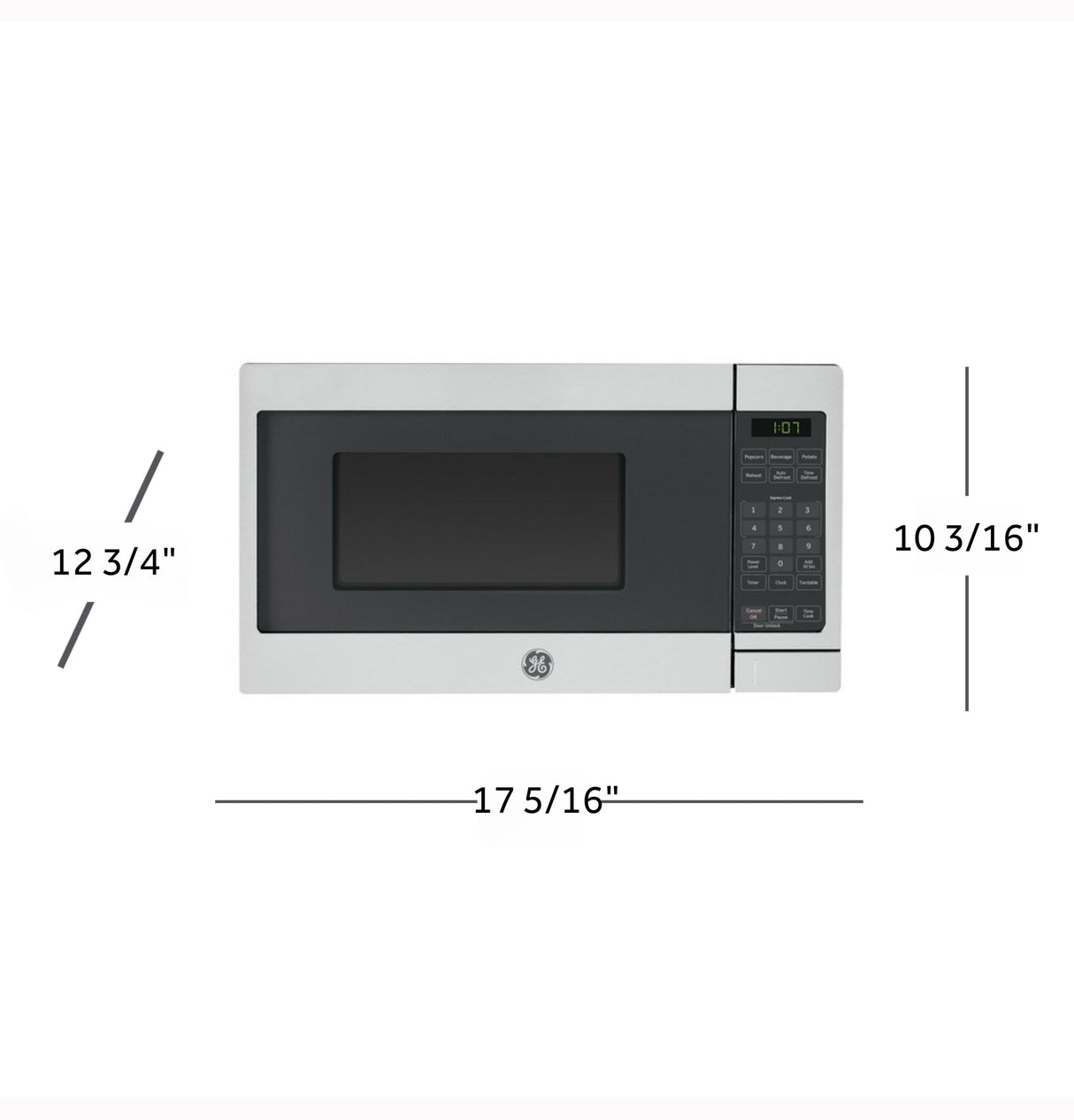 GE® 0.7 Cu. Ft. Capacity Countertop Microwave Oven