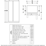 GE Profile™ 21.9 Cu. Ft. Counter-Depth Side-By-Side Refrigerator