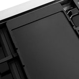 ZLINE 48 in. 6.7 cu. ft. Paramount Dual Fuel Range with 8 Burner DuoPro? Cooktop and Dual Ovens in Stainless Steel (PSDR48)
