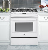GE® 30" Slide-In Front Control Gas Range