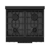 30 Inch Professional Gas Range With Tilt Panel Touch Control In Matte Black/stainless Steel  Gordon Ramsay Series