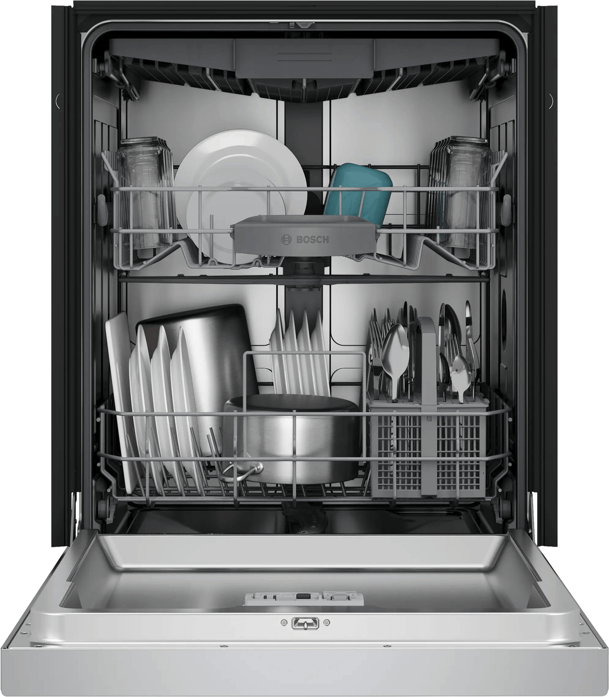 300 Recessed Handle, 48 dBA, Standard 3rd Rack, PureDry - SS