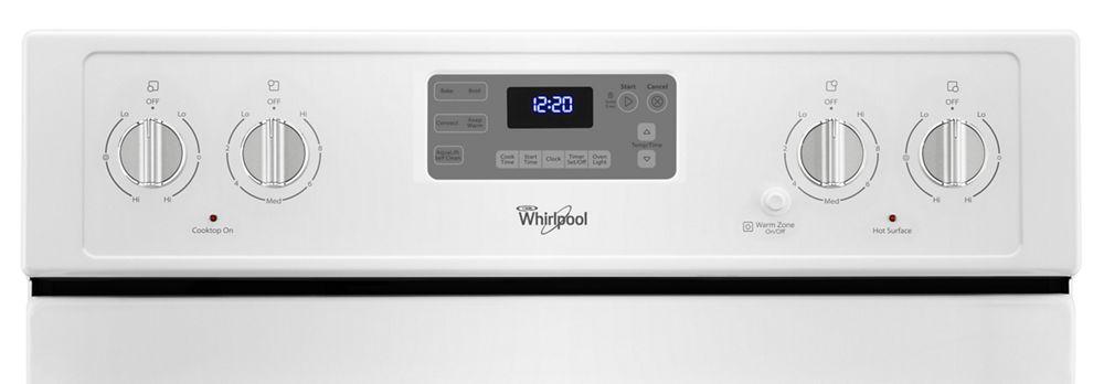 6.4 Cu. Ft. Freestanding Electric Range with AquaLift® Self-Cleaning Technology