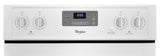 6.4 Cu. Ft. Freestanding Electric Range with AquaLift® Self-Cleaning Technology