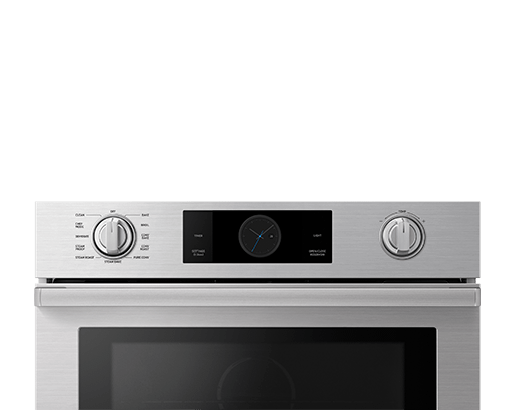 30" Steam-Assisted Single Wall Oven, Silver Stainless Steel