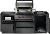 OASIS 300 Outdoor Kitchen, Built-in 700 Series 32 With Soft Close , Propane, Matte/Matt Black