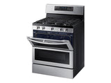 5.8 cu ft. Smart Freestanding Gas Range with Flex Duo™ & Dual Door in Stainless Steel