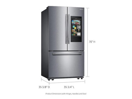 25.1 cu. ft. 3-Door French Door Refrigerator with Family Hub™ in Stainless Steel