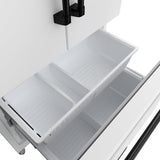 36 Inch French Door Counter Depth Refrigerator With Ice Maker - White/black  Gordon Ramsay Series