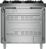 800 Series, Dual fuel freestanding range, 36'', Stainless steel