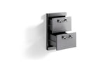Utility Drawers - Two full standard drawers w/ 5" offset handles