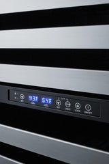 24" Wide Combination Dual-zone Wine Cellar and 2-drawer Refrigerator-freezer (panels Not Included)