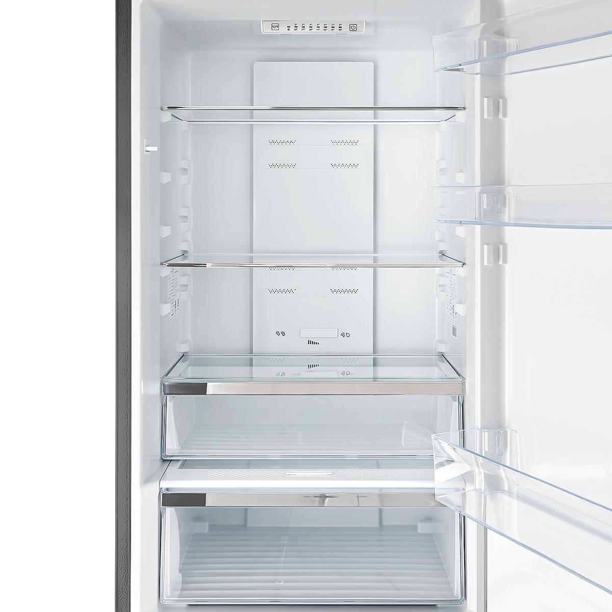 Forno Guardia 24-Inch Bottom Freezer Refrigerator, Right Swing, 10.8 cu.ft, ENERGY STAR Certified