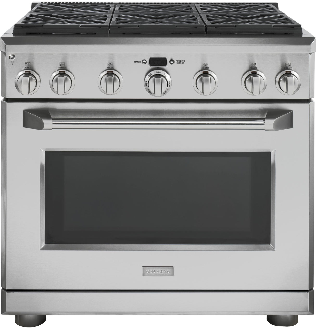 Monogram 36" Dual-Fuel Professional Range with 6 Burners (Natural Gas)