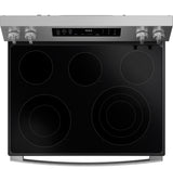 GE Profile™ ENERGY STAR® 30" Smart Free-Standing Electric Convection Range with No Preheat Air Fry and EasyWash™ Oven Tray