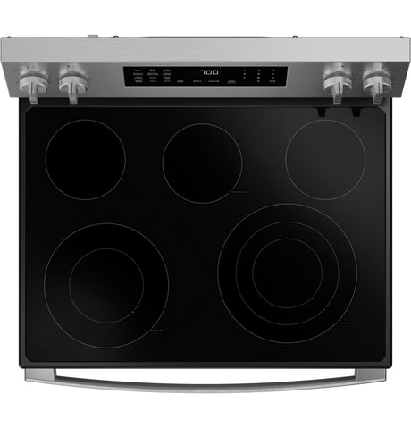 GE Profile™ ENERGY STAR® 30" Smart Free-Standing Electric Convection Range with No Preheat Air Fry and EasyWash™ Oven Tray