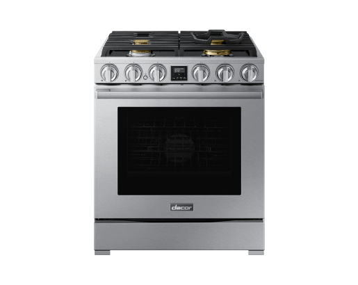 30" Range, Silver Stainless, Natural Gas/Liquid Propane