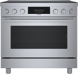 800 Series Induction freestanding range 36" Stainless Steel