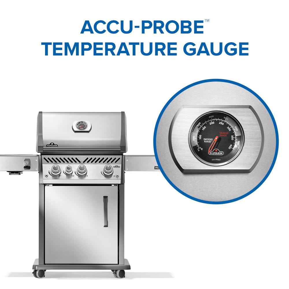 Rogue PRO 425 SIB with Infrared Side Burner , Natural Gas, Stainless Steel
