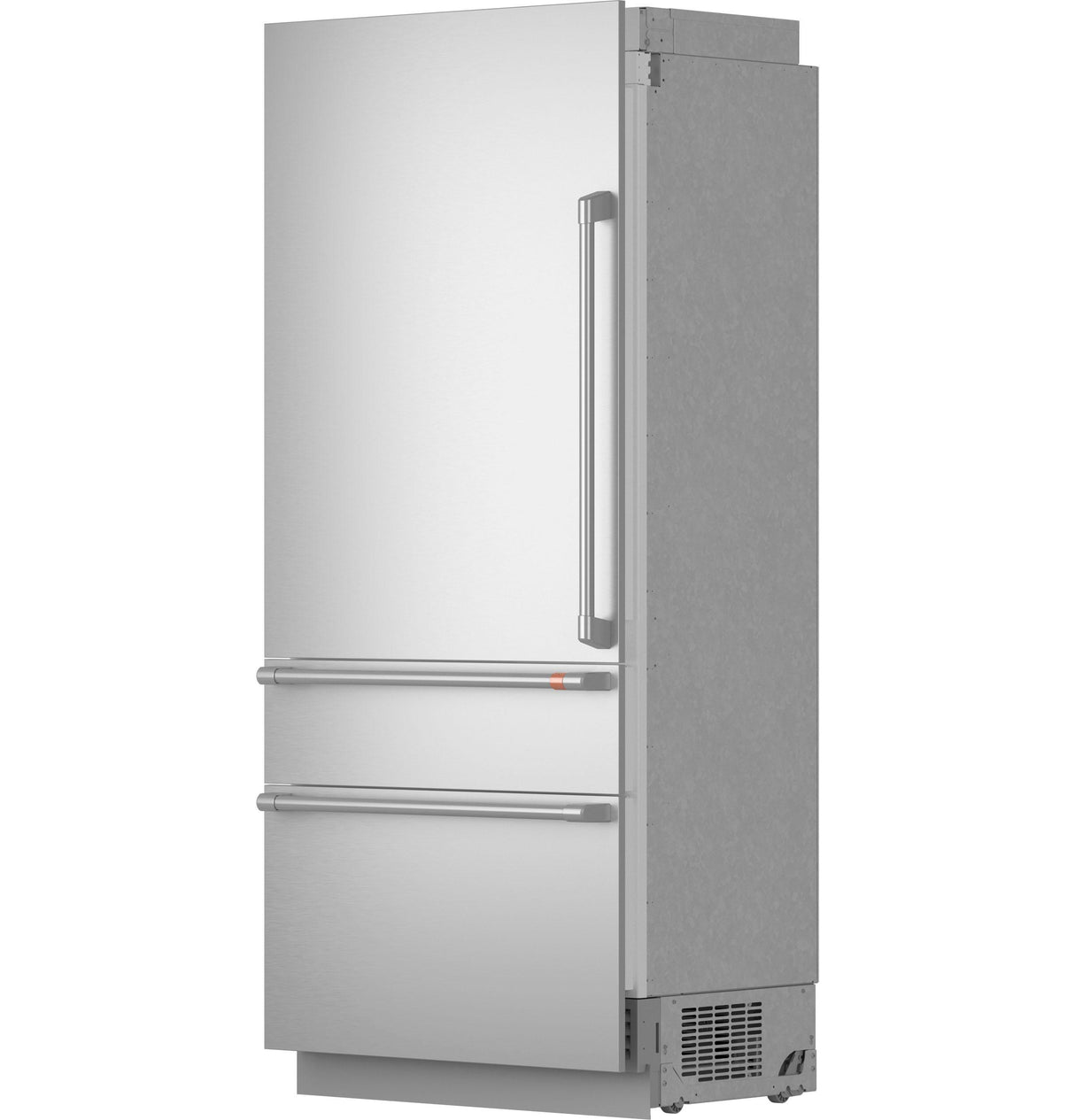 CAFE™ 36" Panel-Ready Integrated Bottom-Freezer Refrigerator - Left Swing