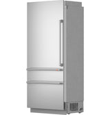 CAFE™ 36" Panel-Ready Integrated Bottom-Freezer Refrigerator - Left Swing