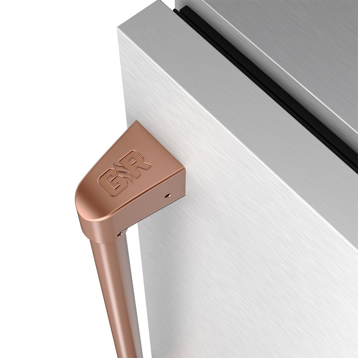 Gordon Ramsay Collection 24 Inch Outdoor Undercounter Beverage Cooler In Stainless Steel/rose Gold