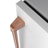 Gordon Ramsay Collection 24 Inch Outdoor Undercounter Beverage Cooler In Stainless Steel/rose Gold