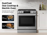 Bespoke Smart Slide-in Dual Fuel Range Pro Style Elite Design  Illuminated Knobs  Air Fry Max