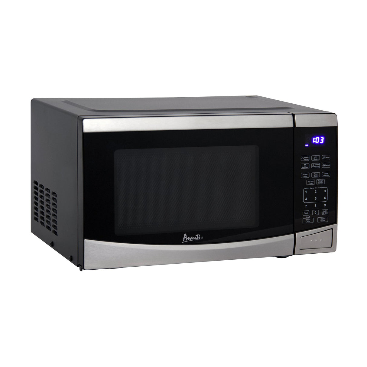 Avanti 0.9 Cu. Ft. Microwave Oven, Digital - Stainless Steel