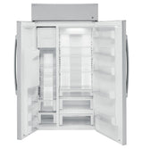 GE Profile™ Series 48" Built-In Side-by-Side Refrigerator with Dispenser