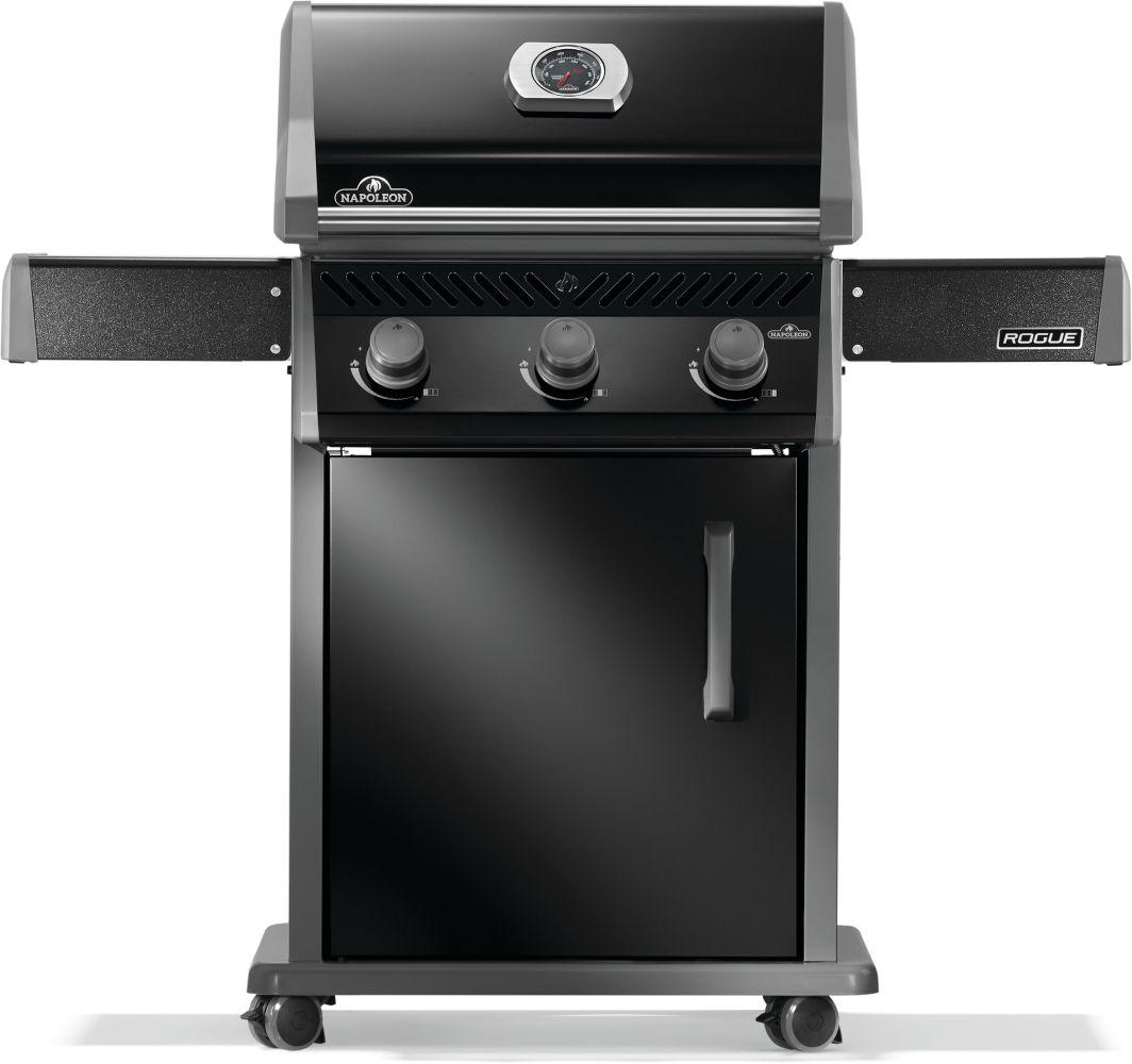Rogue 425 with Stainless Steel Grids , Natural Gas, Black