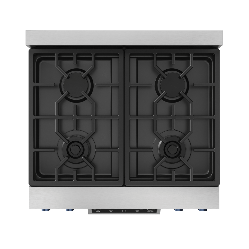 30 Inch Professional Lp Range With Tilt Panel Touch Control In Stainless Steel/blue  Gordon Ramsay Series