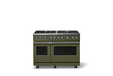 48"W. Sealed Burner Gas Range (Burner: 8b, Finish: Martini, Trim: Polished Chrome, Fuel: Natural Gas)