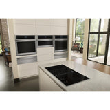 36" Lustre Trim Electric Radiant Downdraft Cooktop with Tap Touch Controls