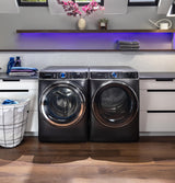 GE Profile™ ENERGY STAR® 7.8 cu. ft. Capacity Smart Front Load Electric Dryer with Steam and Sanitize Cycle