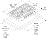 30" GAS COOKTOP