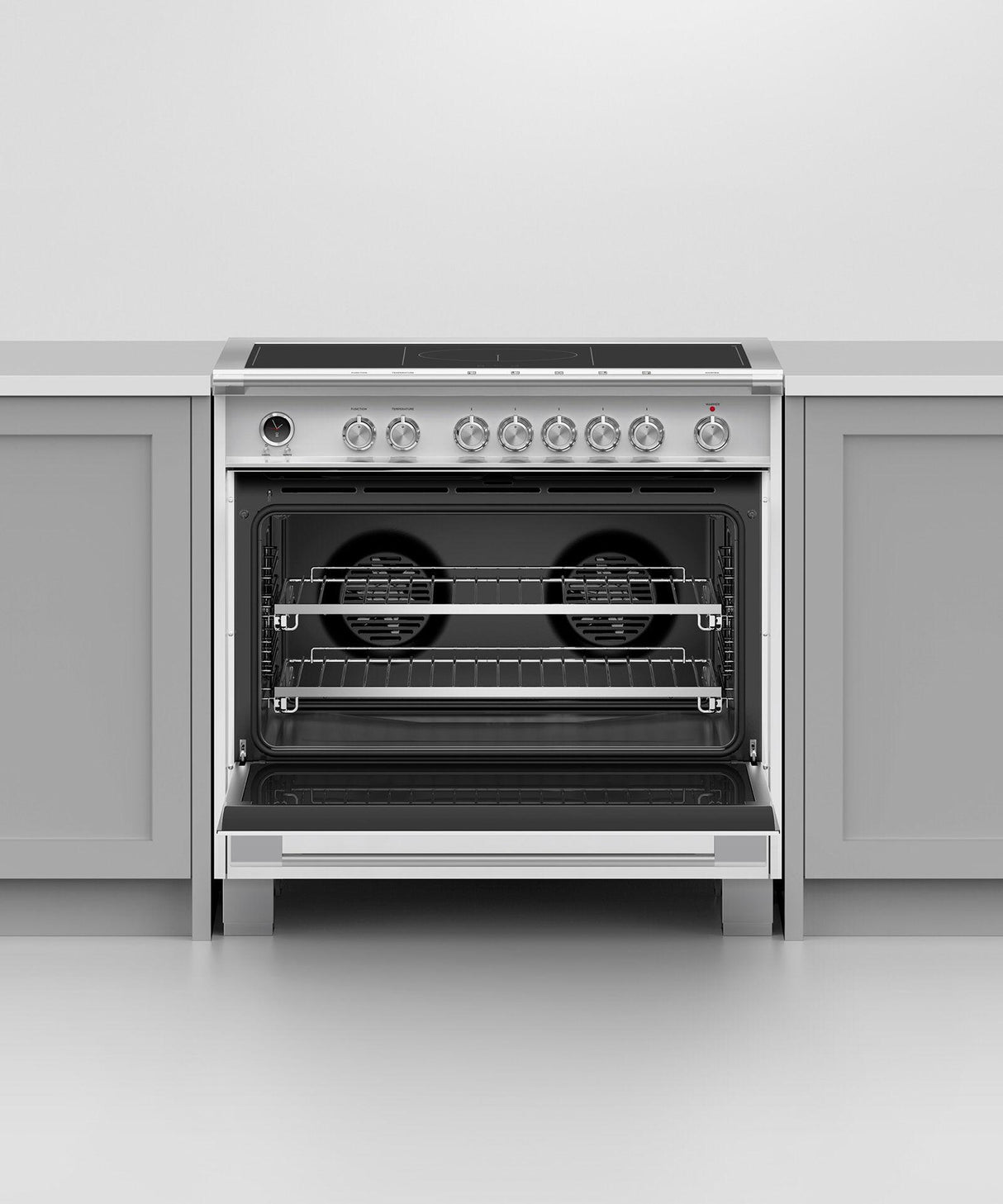 36" Series 9 Classic 5 Zone Induction Self-Cleaning Range
