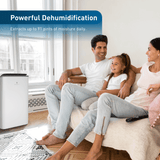 Friedrich ZoneAire Premier 14,000 BTU Dual-Hose Smart Portable Air Conditioner with Heat Pump