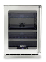24"W. Stainless Steel Interior Undercounter Refrigeration - VURE