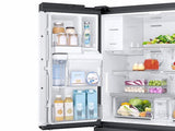 22 cu. ft. Family Hub™ Counter Depth 4-Door French Door Refrigerator in Black Stainless Steel