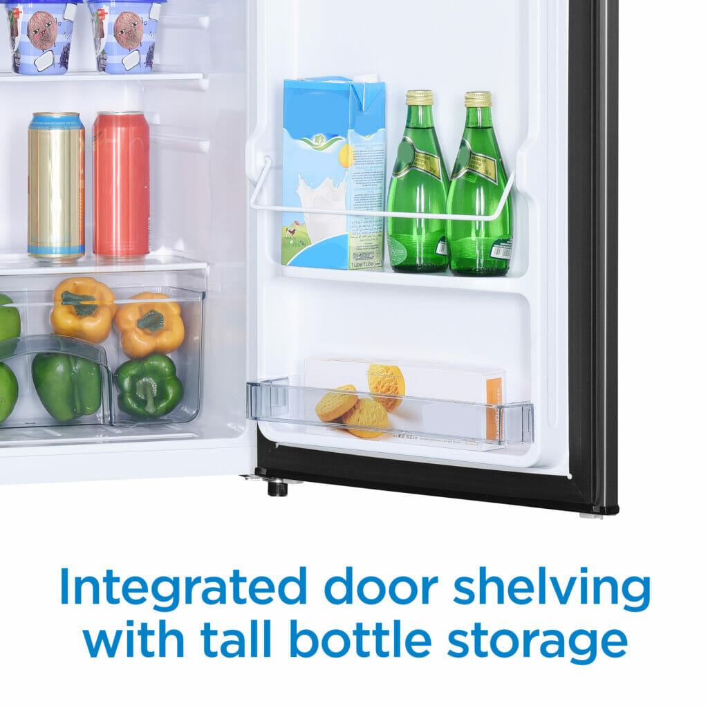 Danby Diplomat 3.2 cu. ft. Compact Refrigerator in Stainless Steel Look