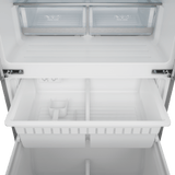 30 Inch 17.5 Cu Ft French Door Counter Depth Refrigerator With Ice Maker In Stainless Steel/black  Gordon Ramsay Series
