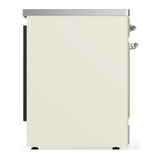 ILVE UMIB30QNR3AWC Majestic III 30 inch Induction Range with 4 Elements, 4 cu. ft. Oven Capacity (Solid Door, Antique White, Chrome)