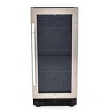 72 Can Beverage Center - Stainless Steel with Black Cabinet / 3.1 cu. ft.