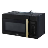 Forno Fornace 30-Inch Over the Range Convection Microwave, Black - 1.5 cu.ft, 300 CFM Vent, Touch Control, LED Light