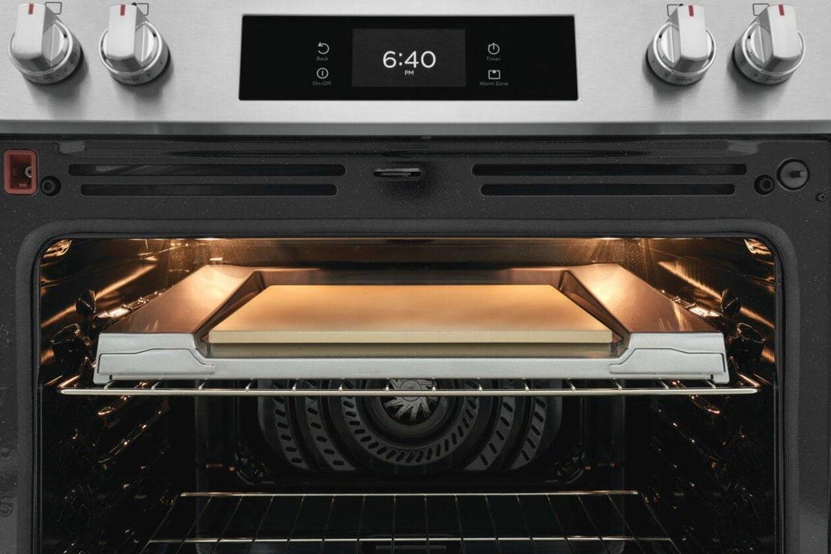 30" Electric Range with Stone-Baked Pizza