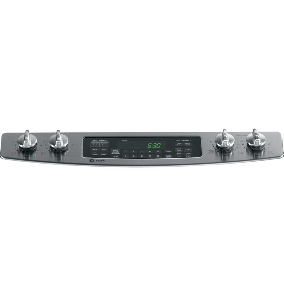 GE Profile Series 30" Slide-In Gas Range