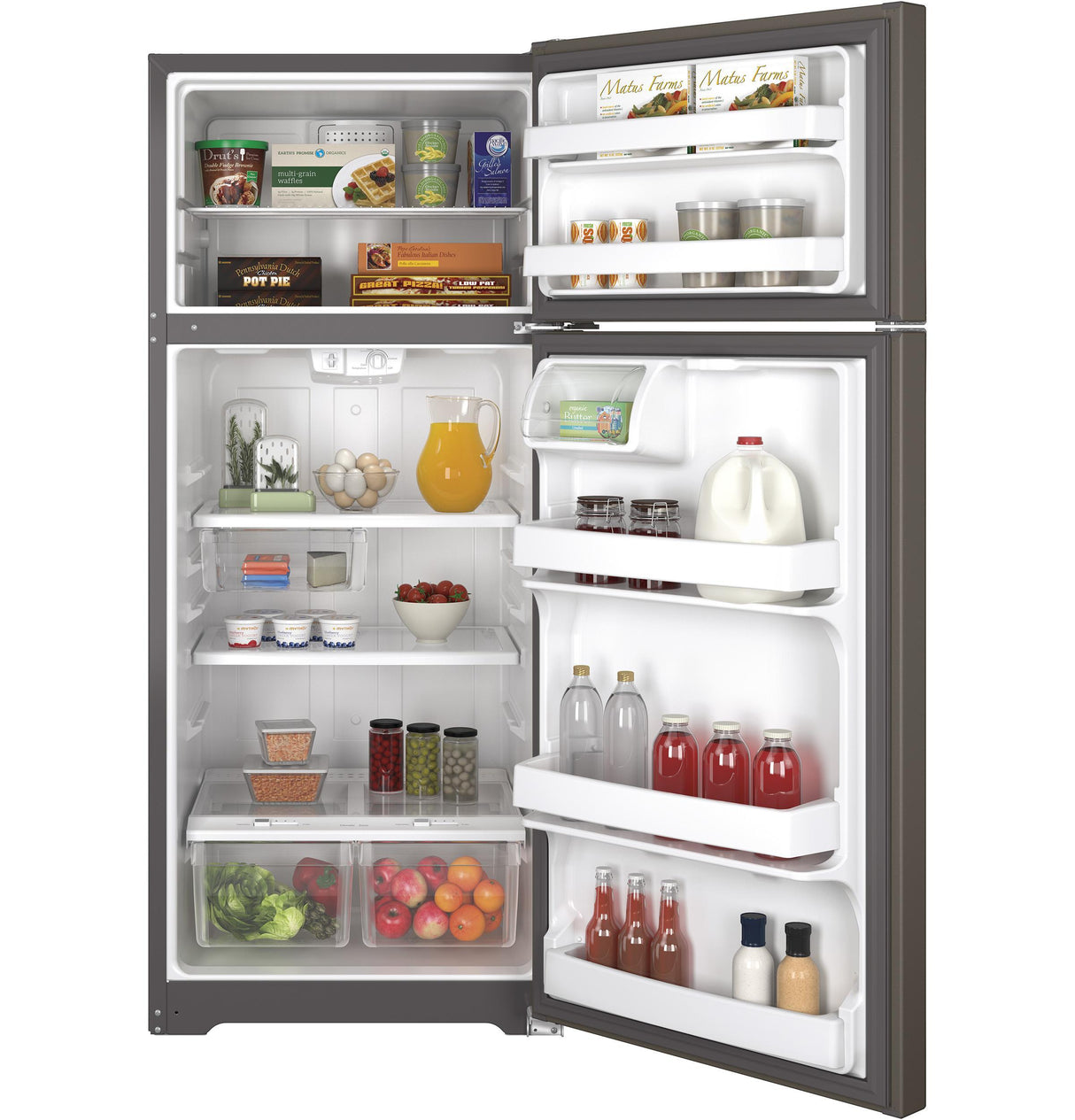 GE® ENERGY STAR® 17.5 Cu. Ft. Top-Freezer Refrigerator